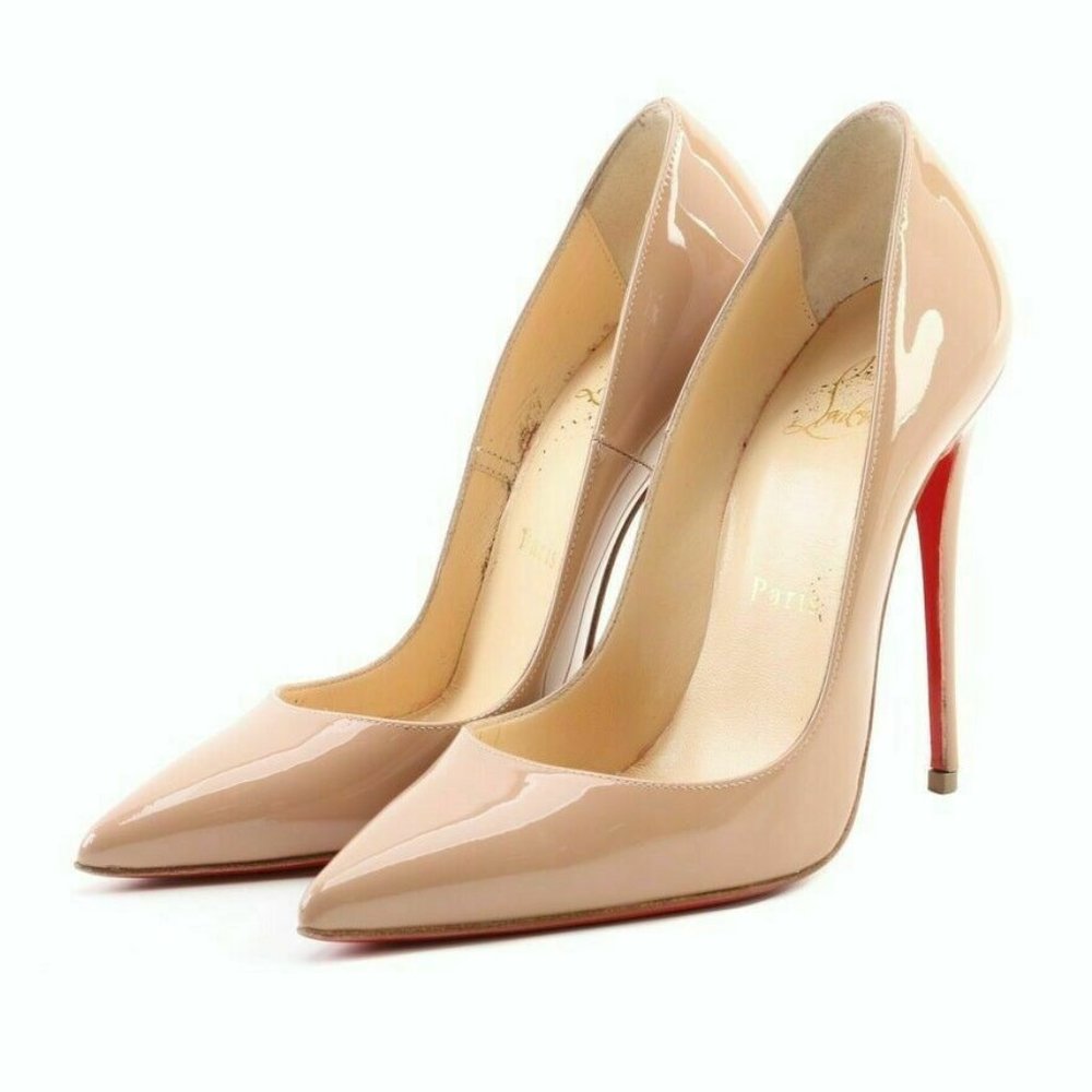Christian Louboutin So Kate 120 Nude Patent
